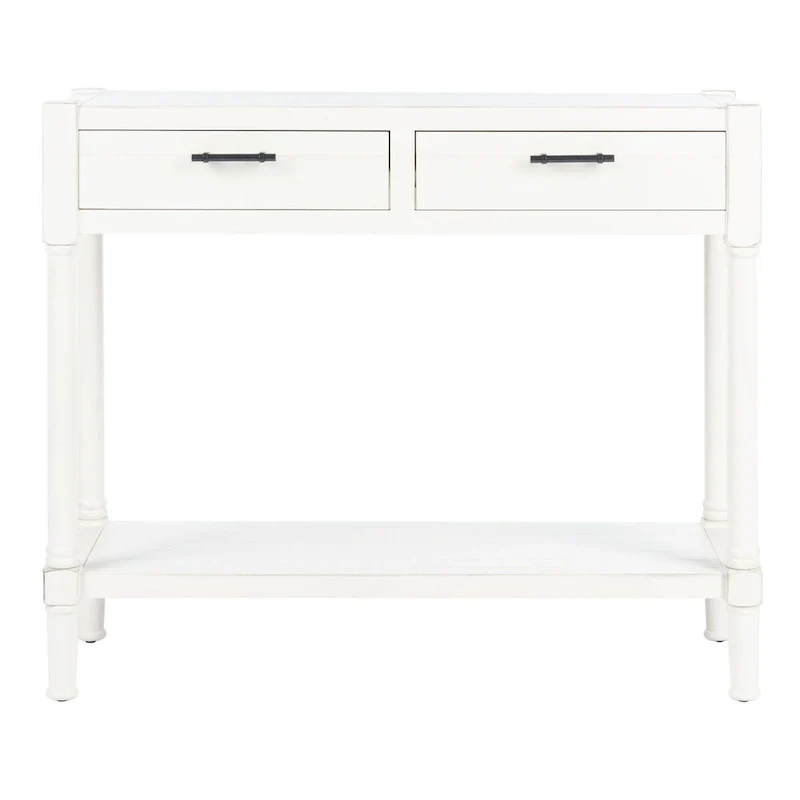 SAFAVIEH Phillis 2-Drawer Console Table - 35.5 W x 13 L x 29.5 H - 36Wx13Dx30H