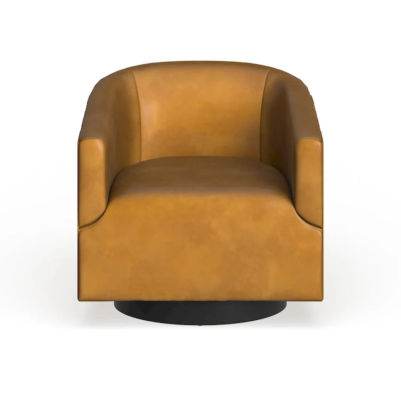 Gilbert Wood Base Swivel Chair by Greyson Living