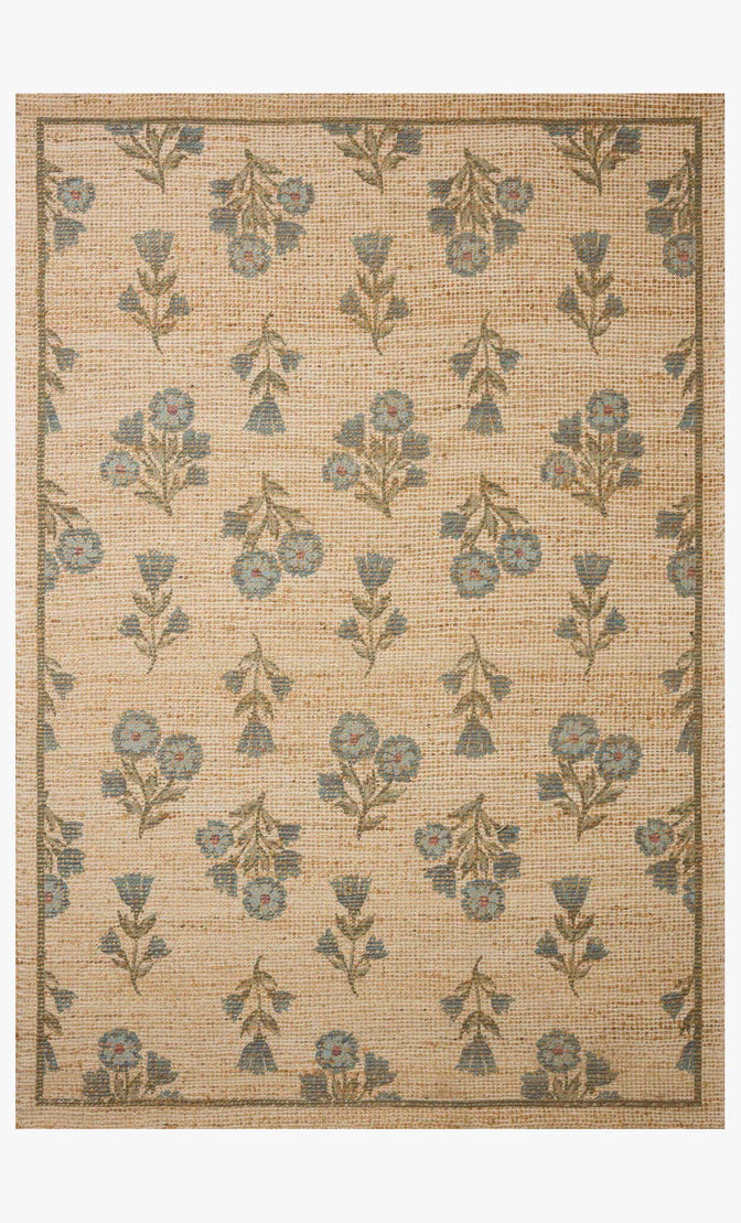 Rue Rug Moss/Blue
