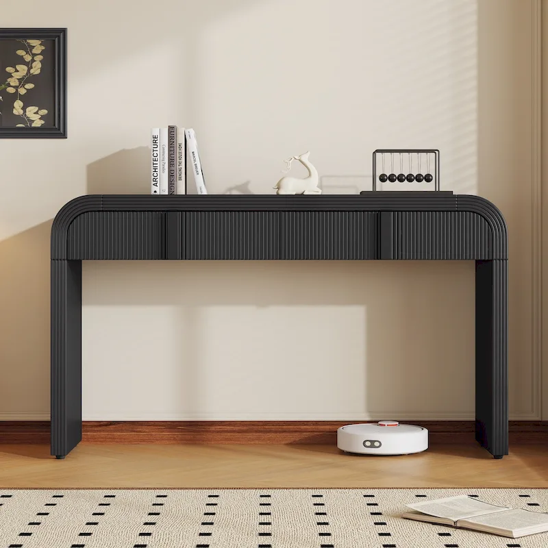 Unique Modern Rounded Silhouette Console Table