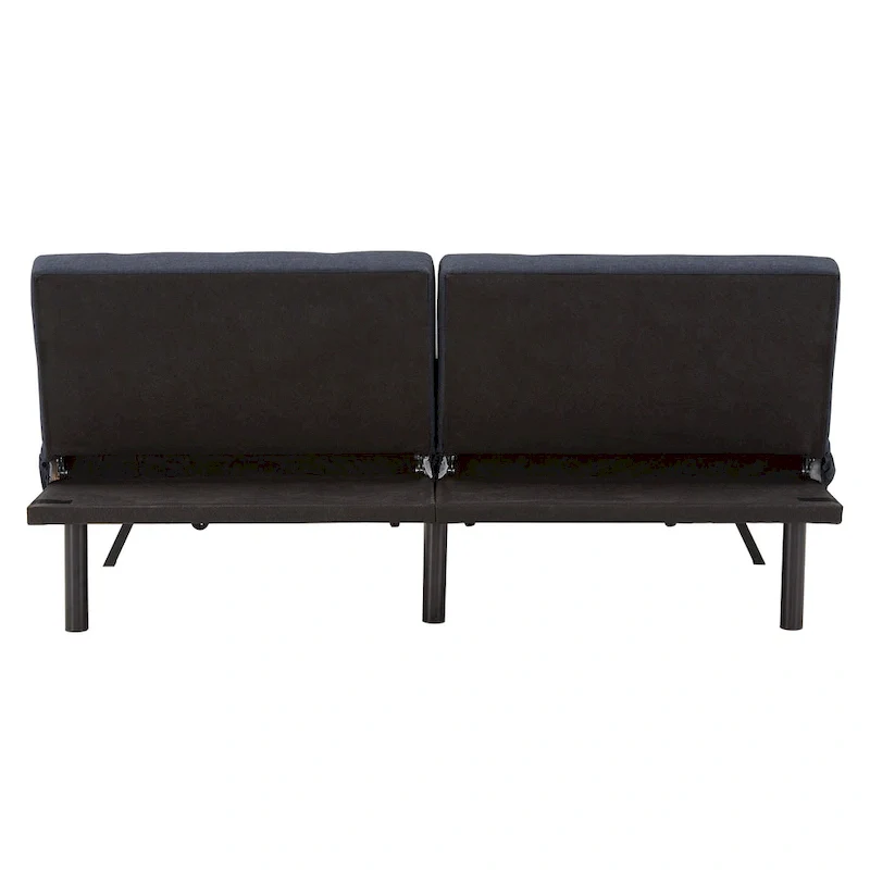 Palatka Full 80   Wide Tufted Fabric Convertible Futon by iNSPIRE Q Classic