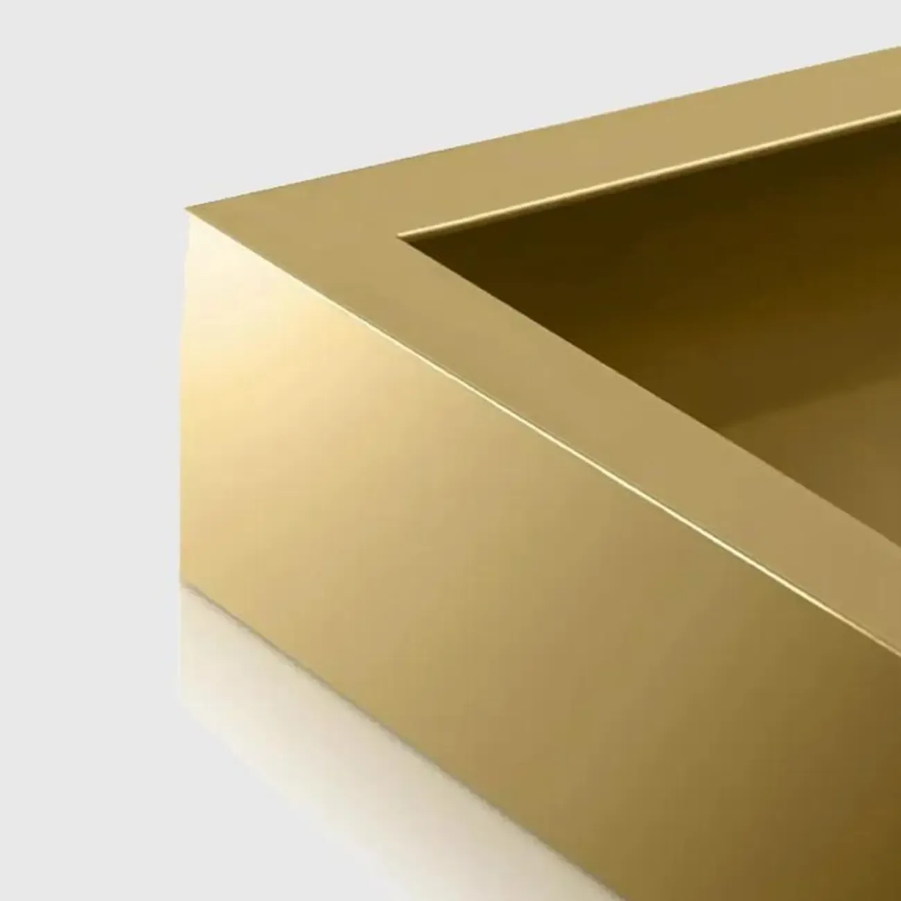 Modern Glam White-Gold Wood Glass Display Cabinet