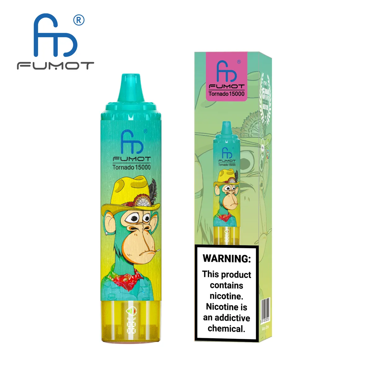 Fumot Tornado 15000 Watermelon Ice – Einweg-Vape mit Einzelverpackung