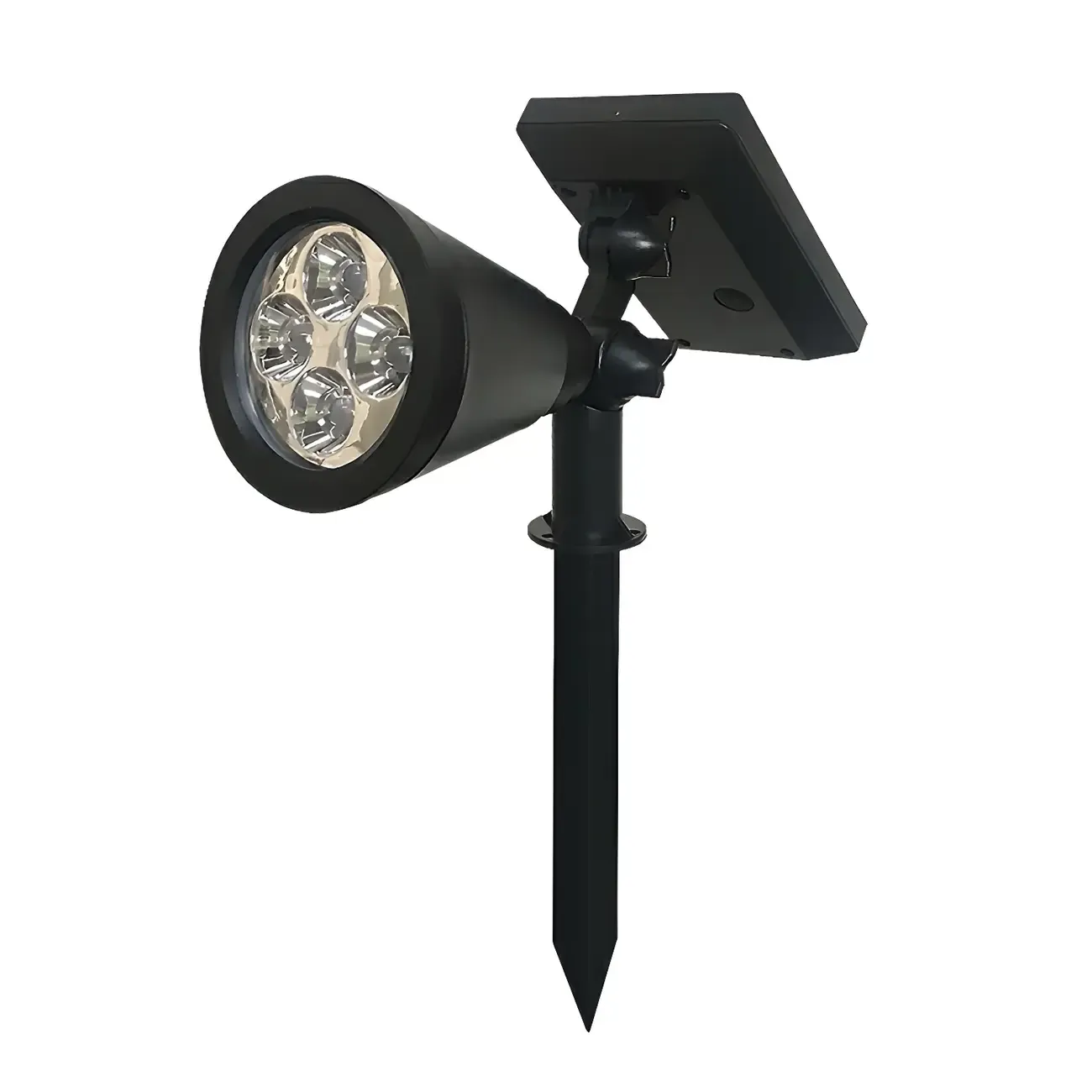 Modern Solar Sleek Cone Landscape Lighting