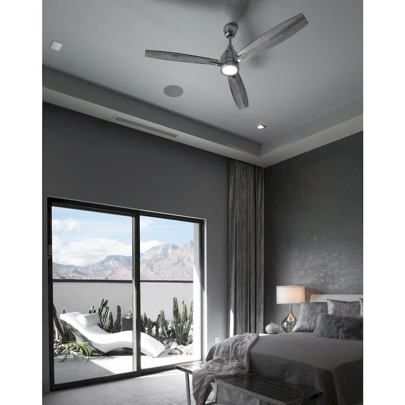 Gaze Collection 60  LED Reversible Three-Blade Ceiling Fan - 60 in x 60 in x 13.125 in