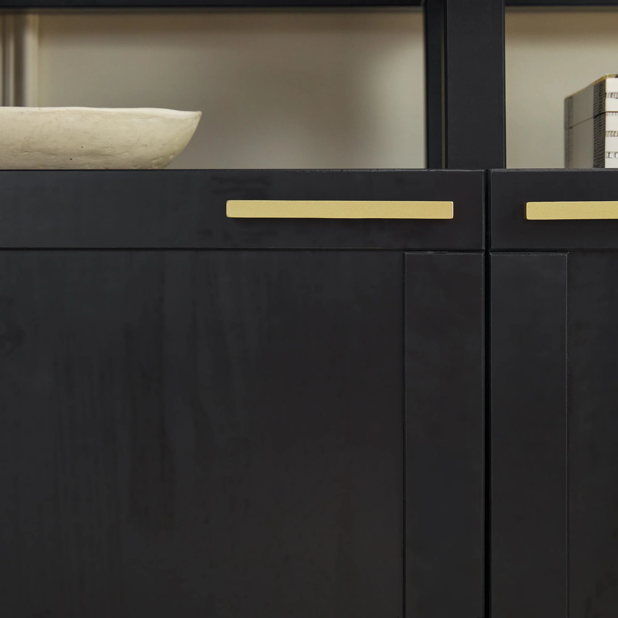 Isla Modern TV Stand with Glass Top