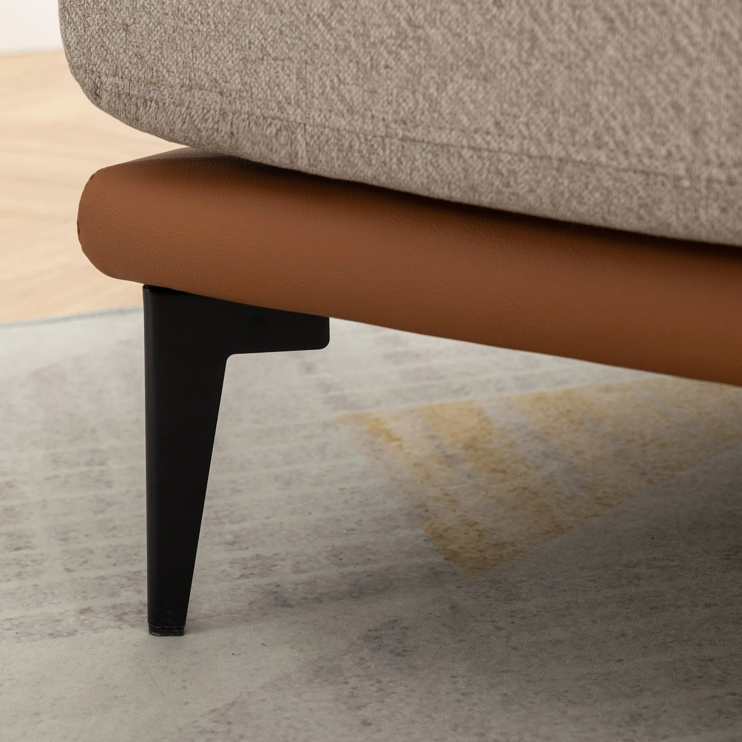 Walker Edison | Modern Two-tone Barrel Accent Chair