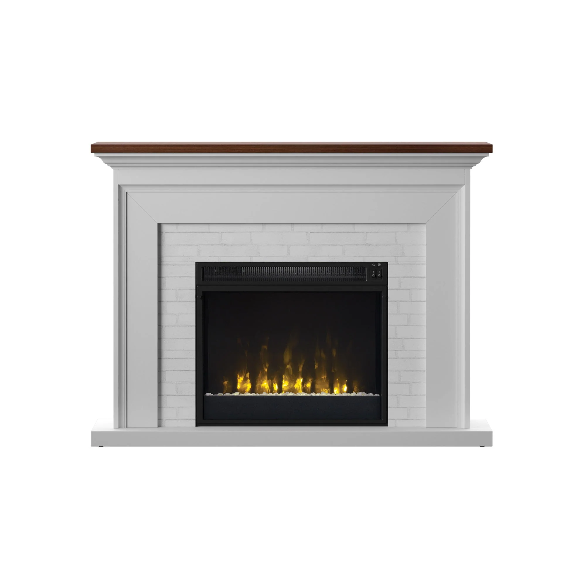 Farmhouse Wall Mantel with 23 Electric Fireplace