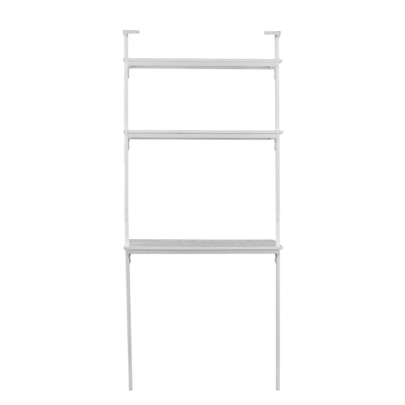 SEI Furniture Haeloen Wall Mount Desk - White