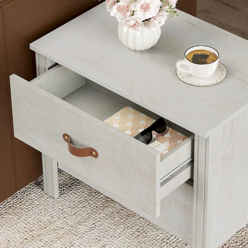 Small Side Table End Table Nightstand with Drawers