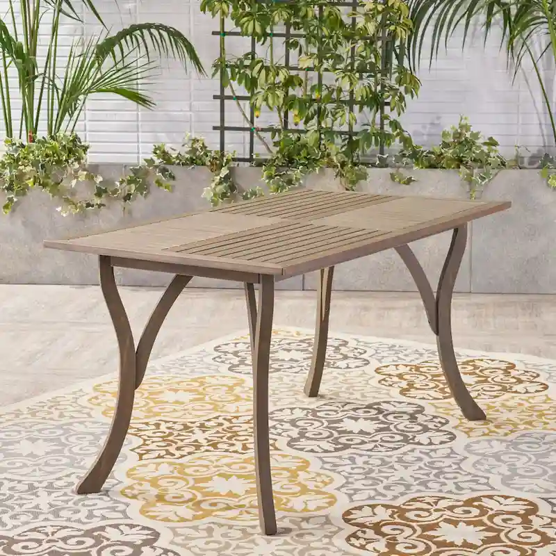 outdoor WOOD TABLE