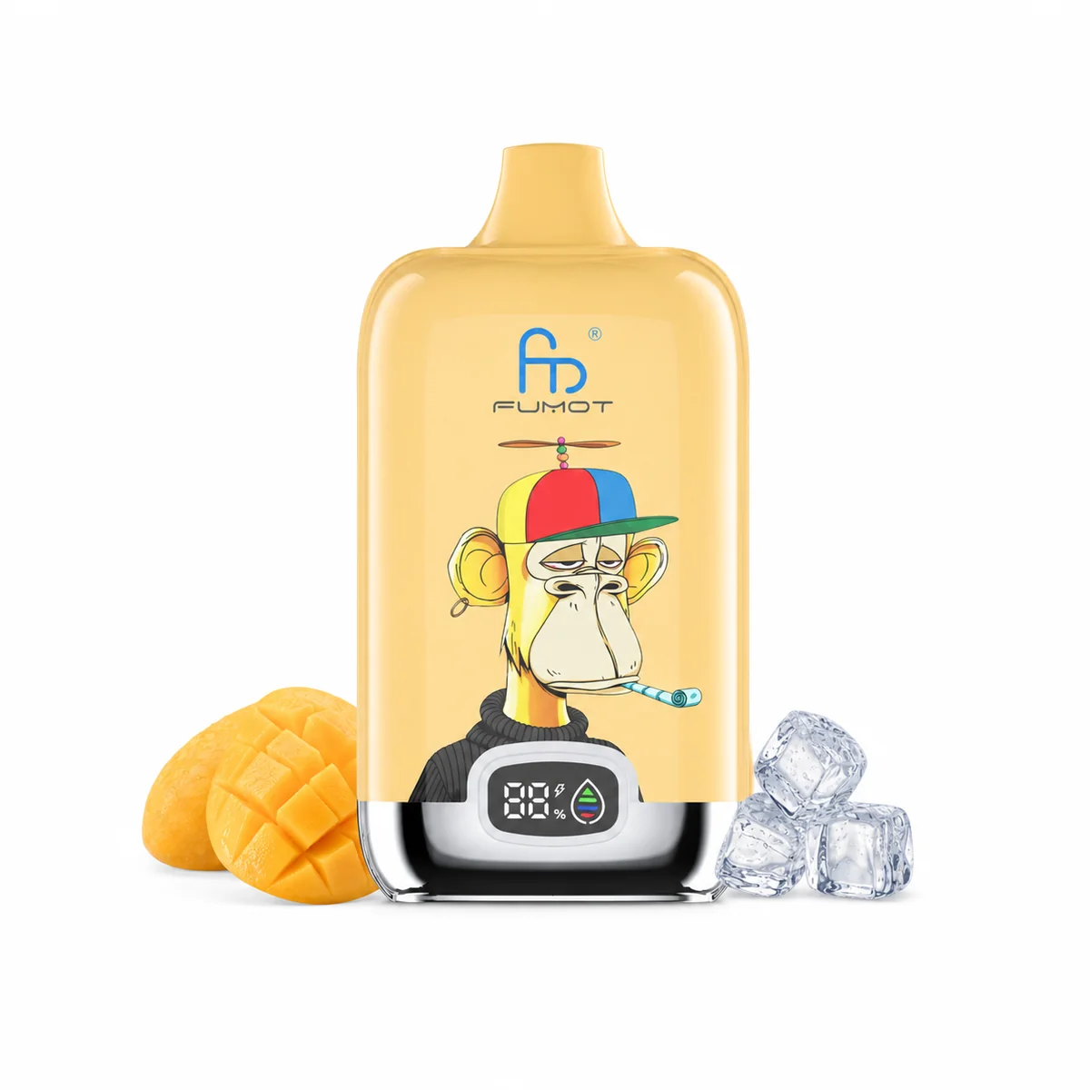 Fumot Digital Box 12000 Mango On Ice – Einweg-Vape, Produktansicht