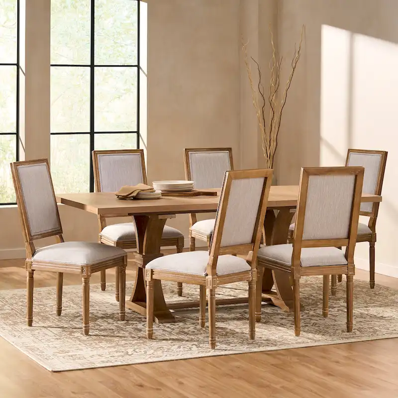 Regina Wood Dining Set by Christopher Knight Home