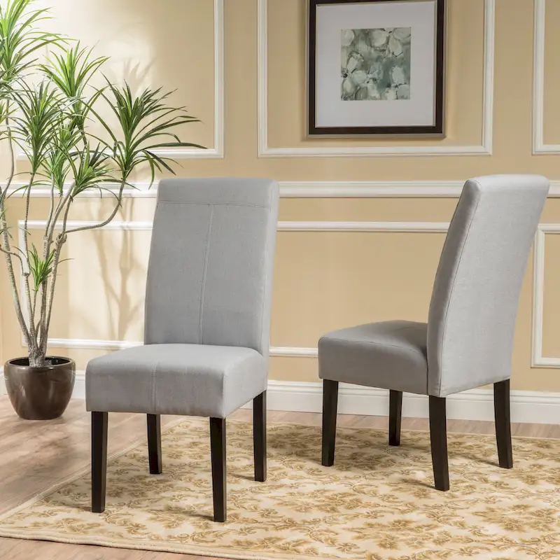 Pertica Fabric Dining Chairs (Set of 2) by Christopher Knight Home - 17.75 L x 25.50 W x 39.75 H