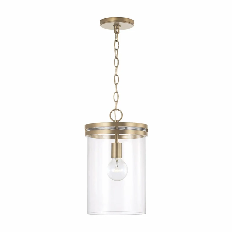 Fuller 1-light Pendant w/ Clear Glass