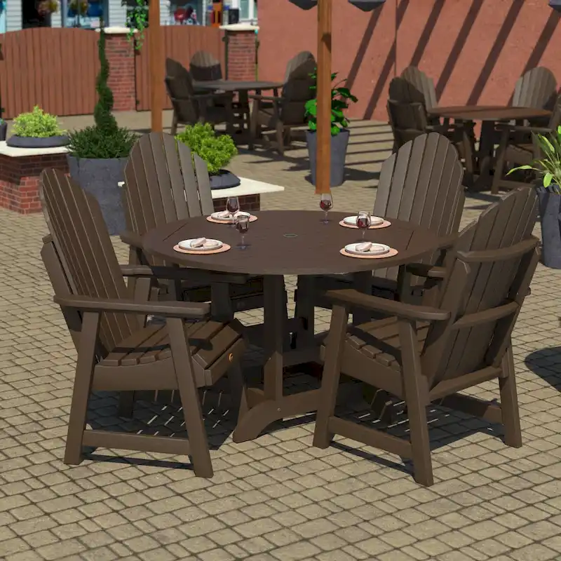 HIGHWOOD Commercial Muskoka 5-Piece Adirondack 48 Dining Set