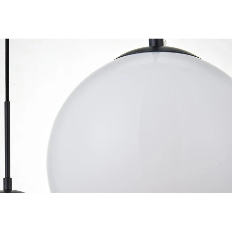 3-Light 36 inch Pendant with Frosted White Glass
