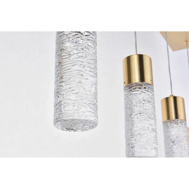 Elegant Lighting Constellation 5 Light 42  Wide LED Suspension Linear