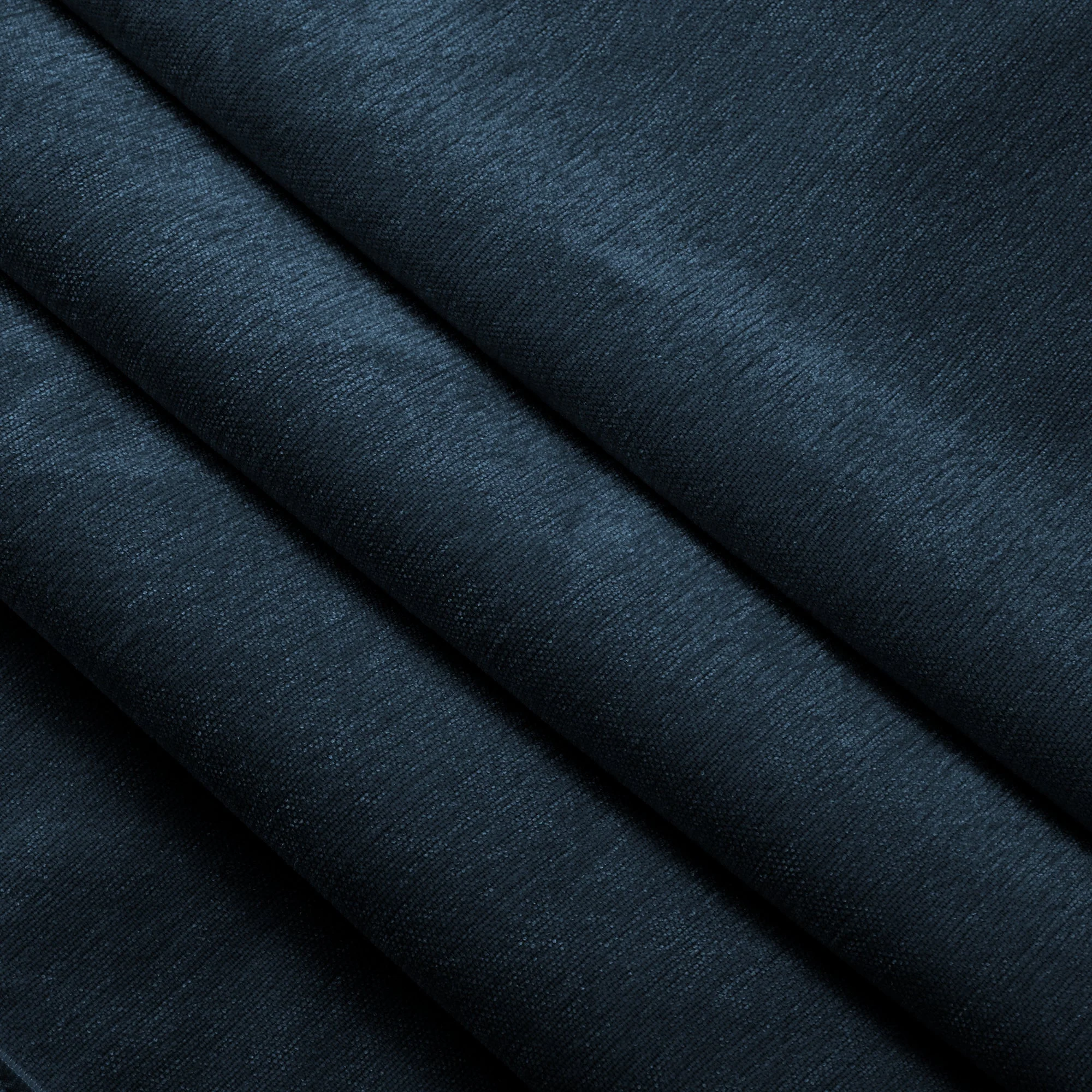 Walker Edison | Cloud Slipcovered Blue Armchair with Ottoman