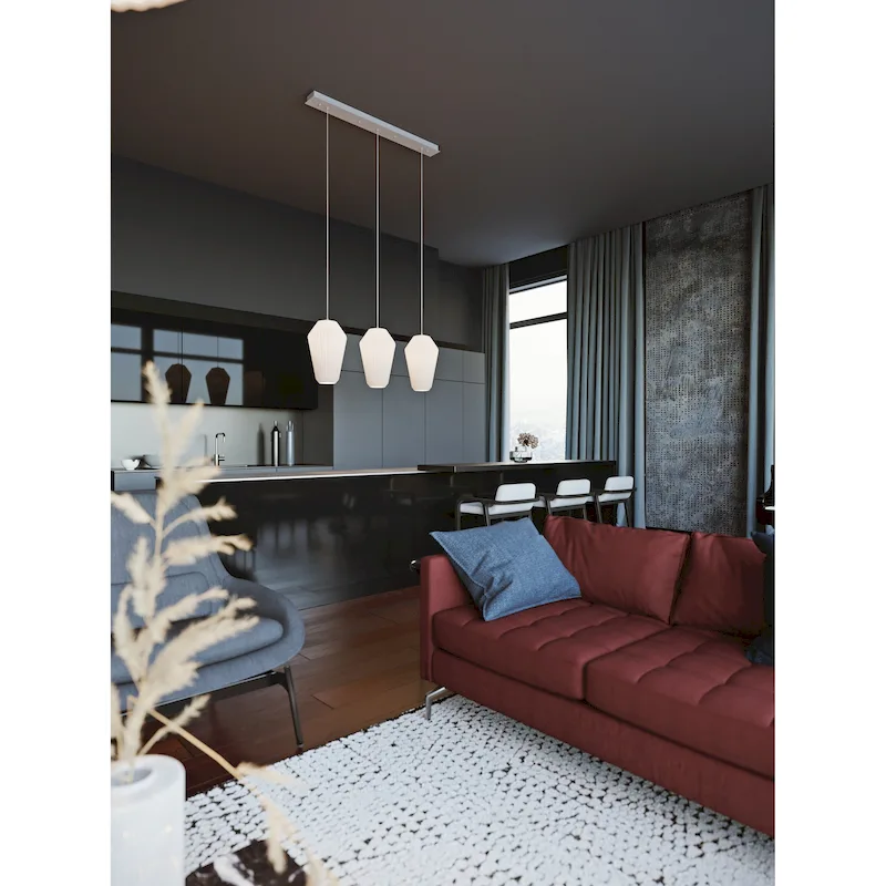 Lola Medium Base Triple Pendant