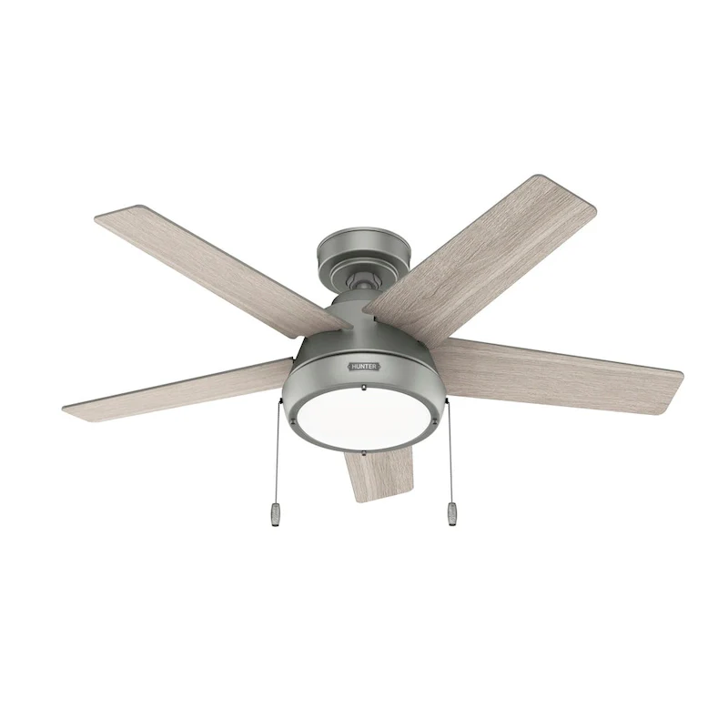 Hunter 44  Burroughs Ceiling Fan with LED Light, Pull Chain
