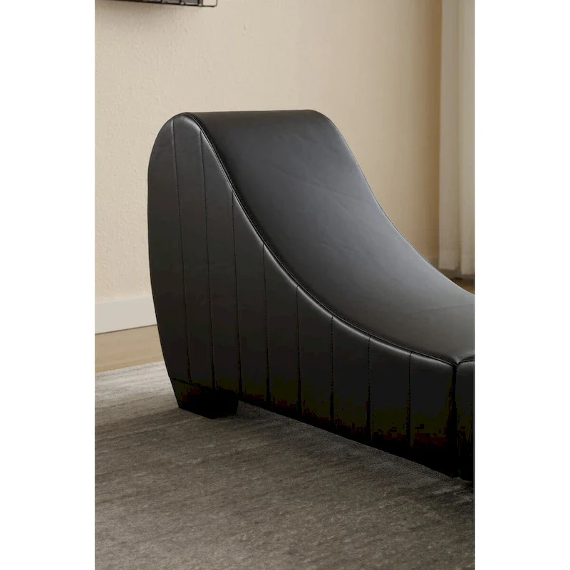 Modern Faux Leather Curved sofa