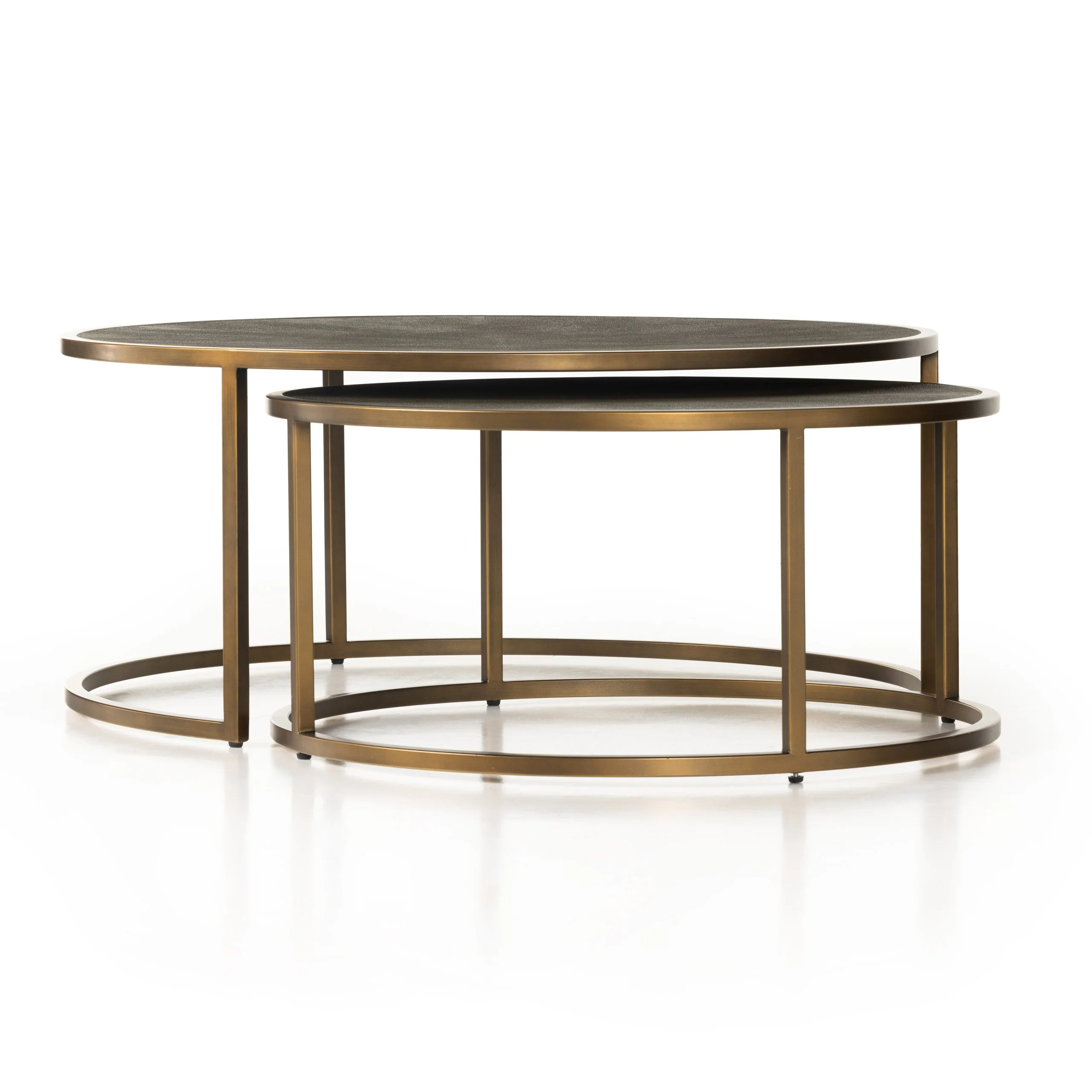 SHAGREEN NESTING COFFEE TABLE