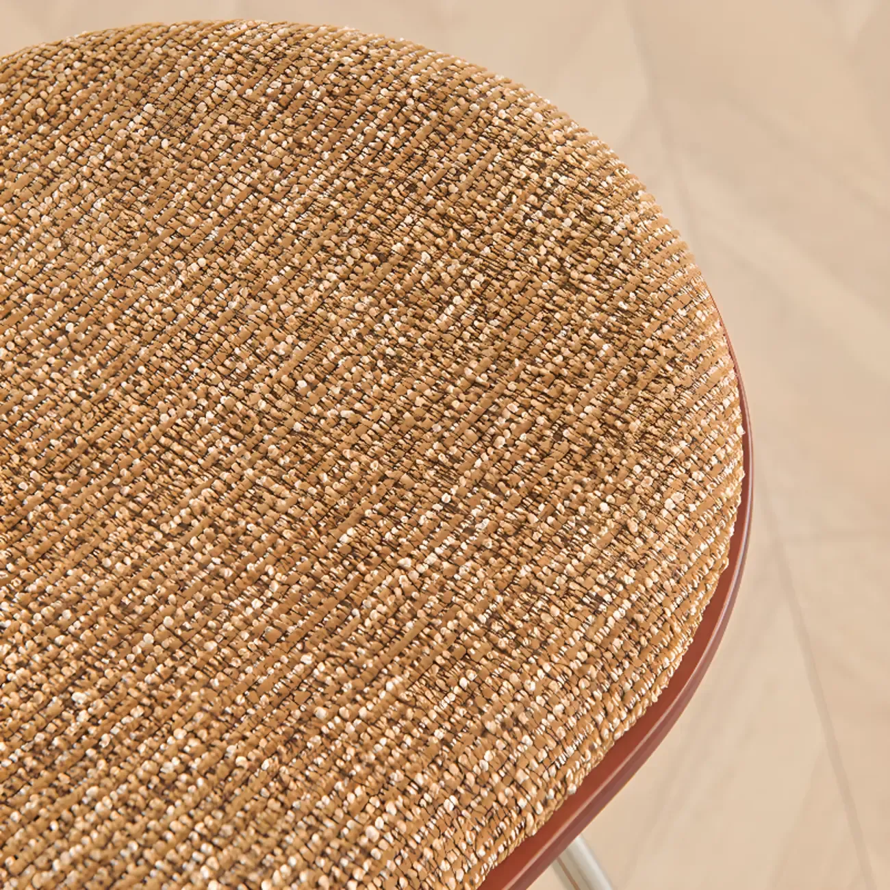 Adjustable Metal Frame Knitting Cushion Backless Bar Stool