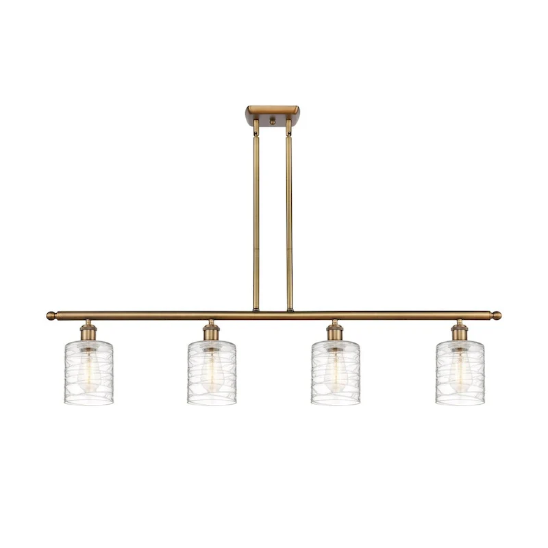 Innovations Lighting Ballston Cobbleskill - 4 Light 48  Island Light