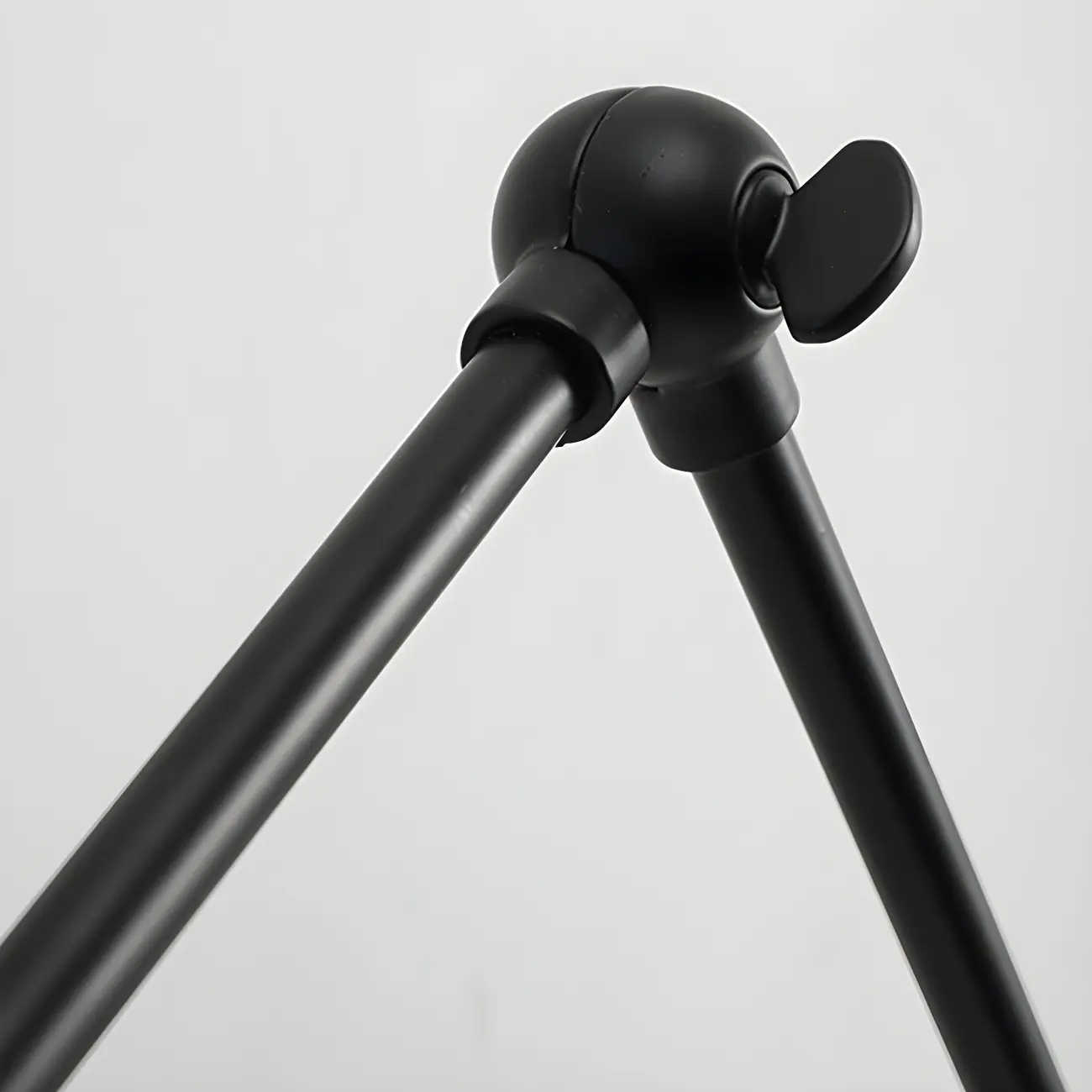 Modern Black Metal 2-Light Swing Arm Wall Light