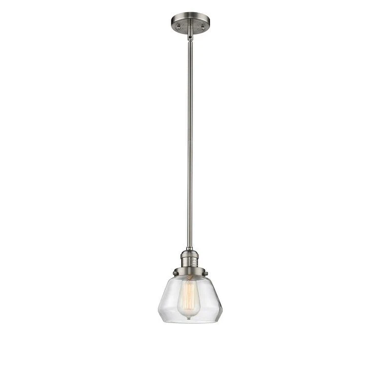 Innovations Lighting Fulton Single Light 7  Wide Mini Pendant with