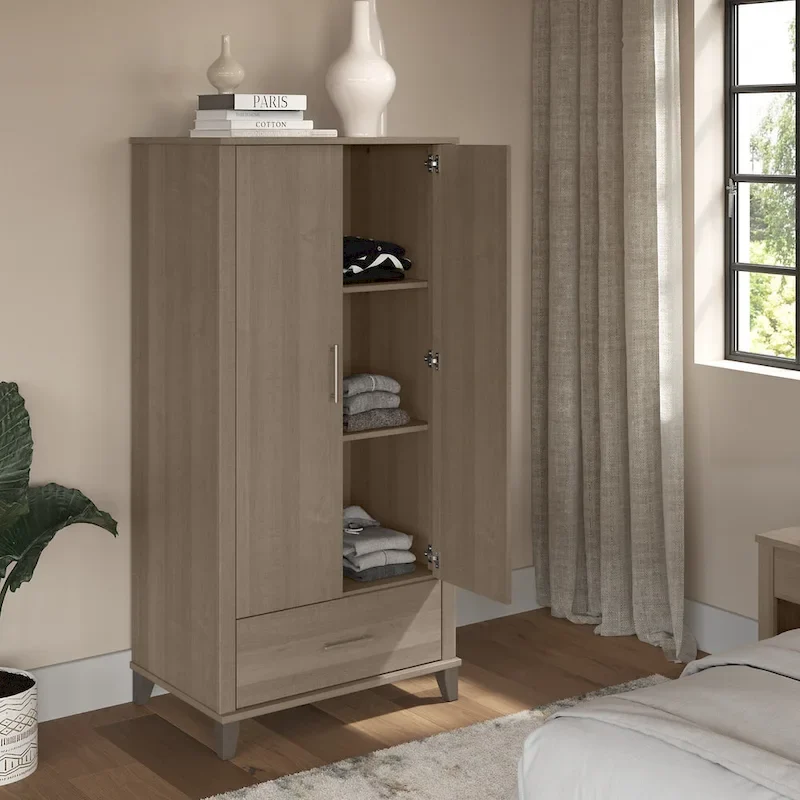 Somerset Large Armoire Cabinet by Bush Furniture