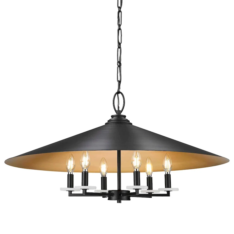 Z-Lite 1953-32 Rialto 6 Light 32  Wide Pendant