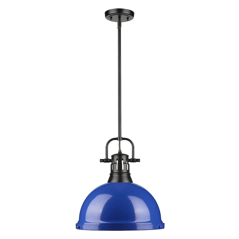 Golden Lighting Duncan Aged Brass 1-light Pendant