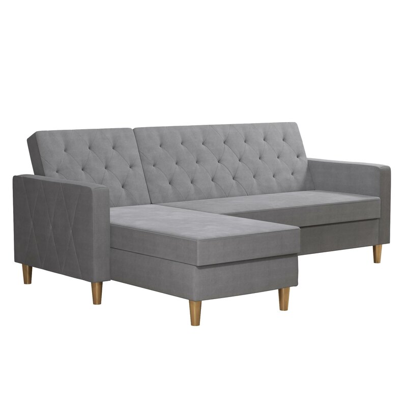 Liberty 84 Wide Reversible Sleeper Sofa & Chaise - Premium Quality Home Furniture | Kendale Furniture