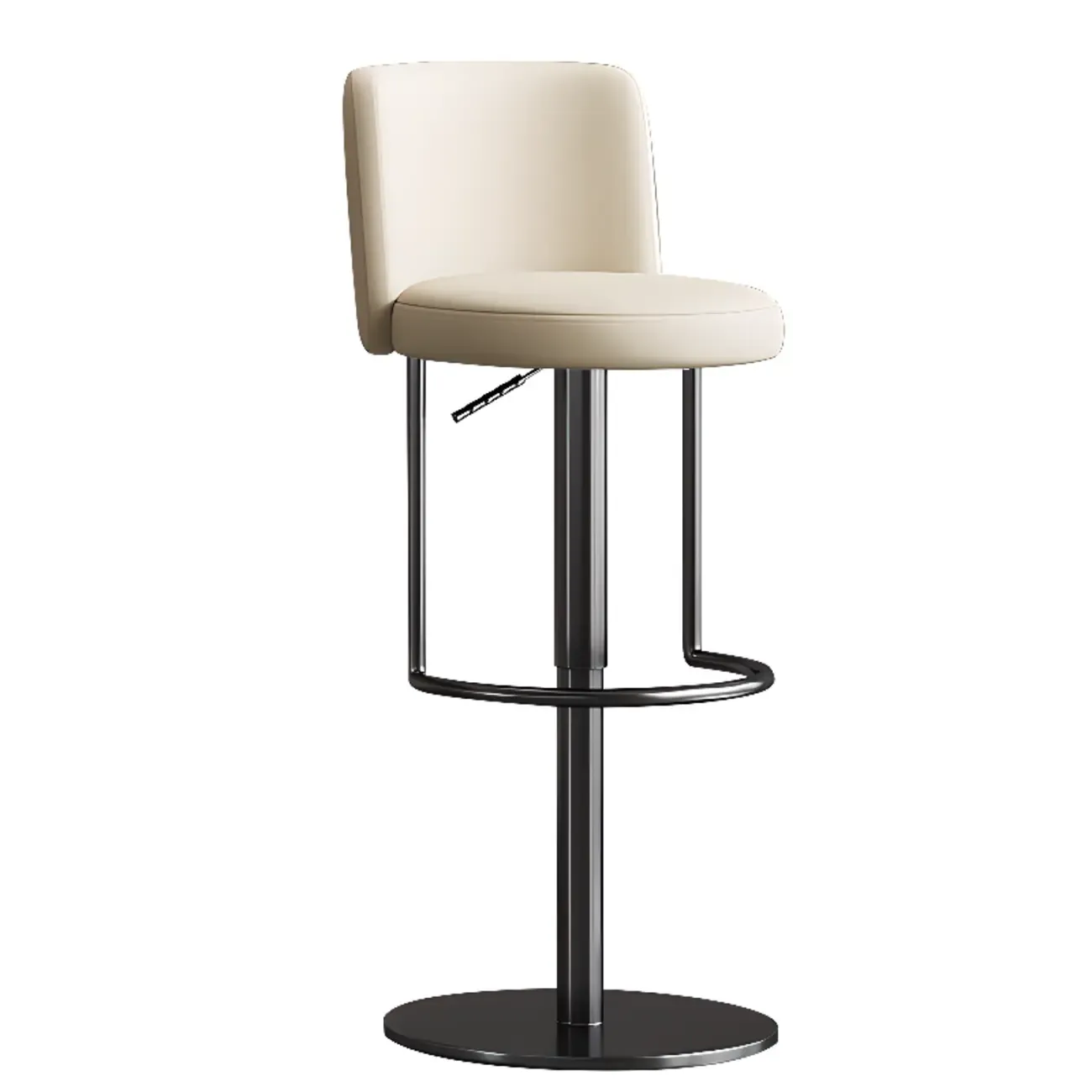 Modern Stainless Steel Swivel Bar Stool Adjustable Height