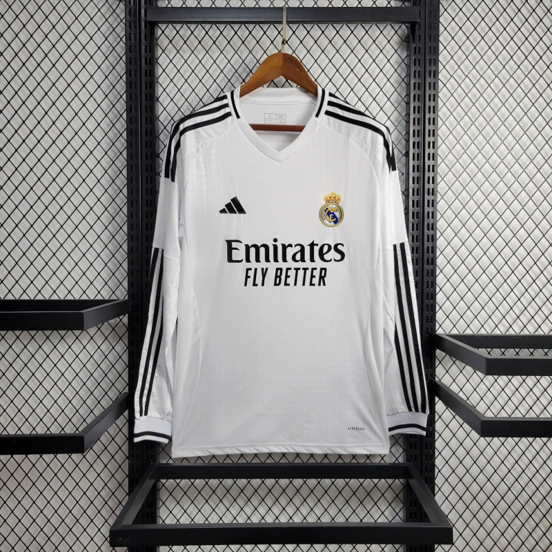 Maillot Real Madrid domicile manches longues 2024/25