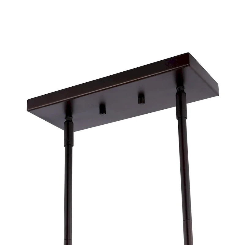Cade 34.25  3-Light Metal Farmhouse Industrial LED Pendant, Oil Rubbed Bronze by JONATHAN Y