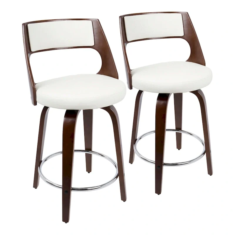 Carson Carrington Alingsas Mid-century Modern Counter Stool (Set of 2)