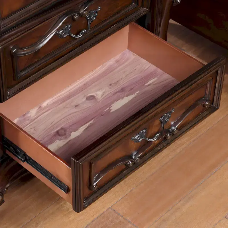 Furniture of America Eugene Traditional 3-Piece Solid Wood Panel Bedroom Set