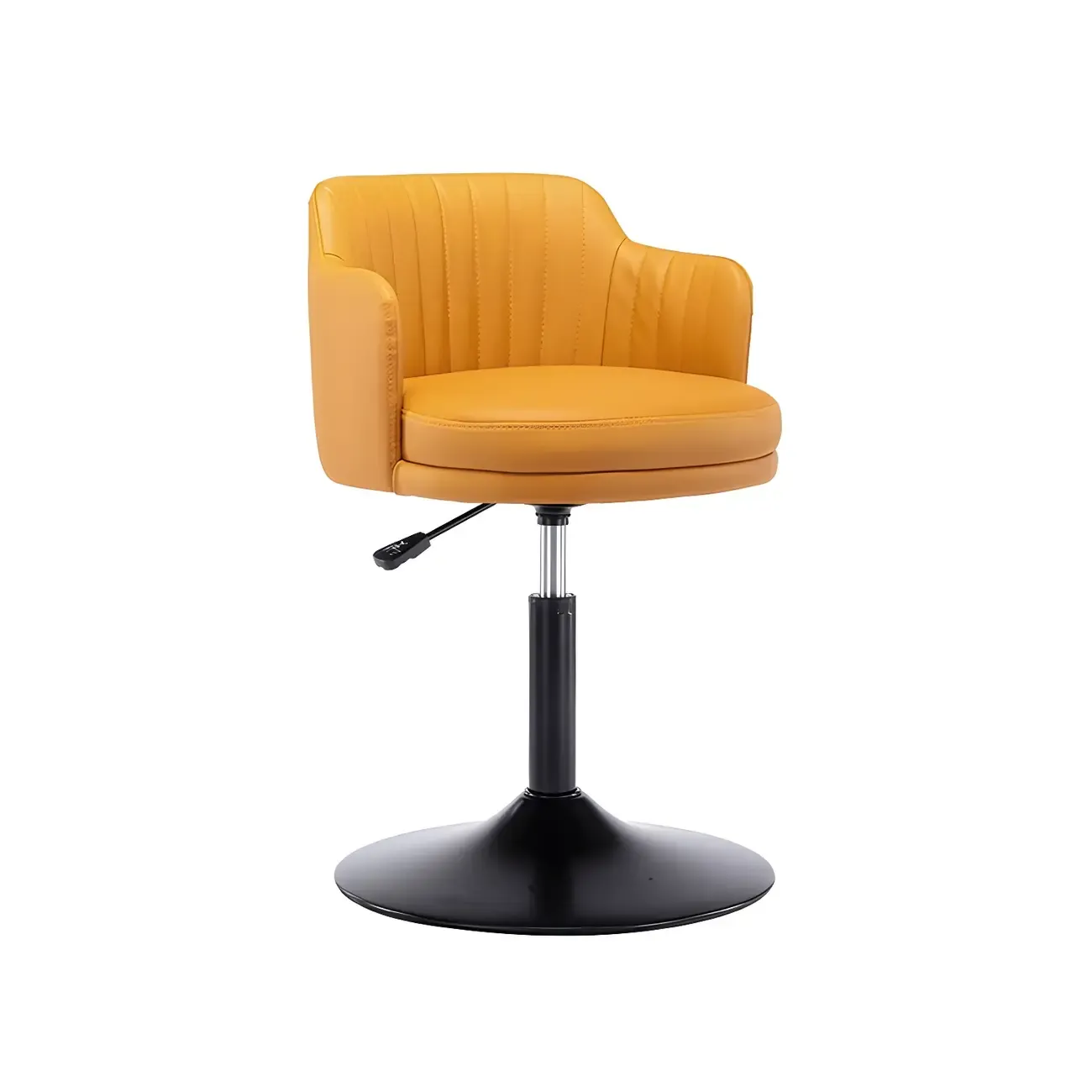 Modern Leather Armrests Swivel Adjustable Bar Stool