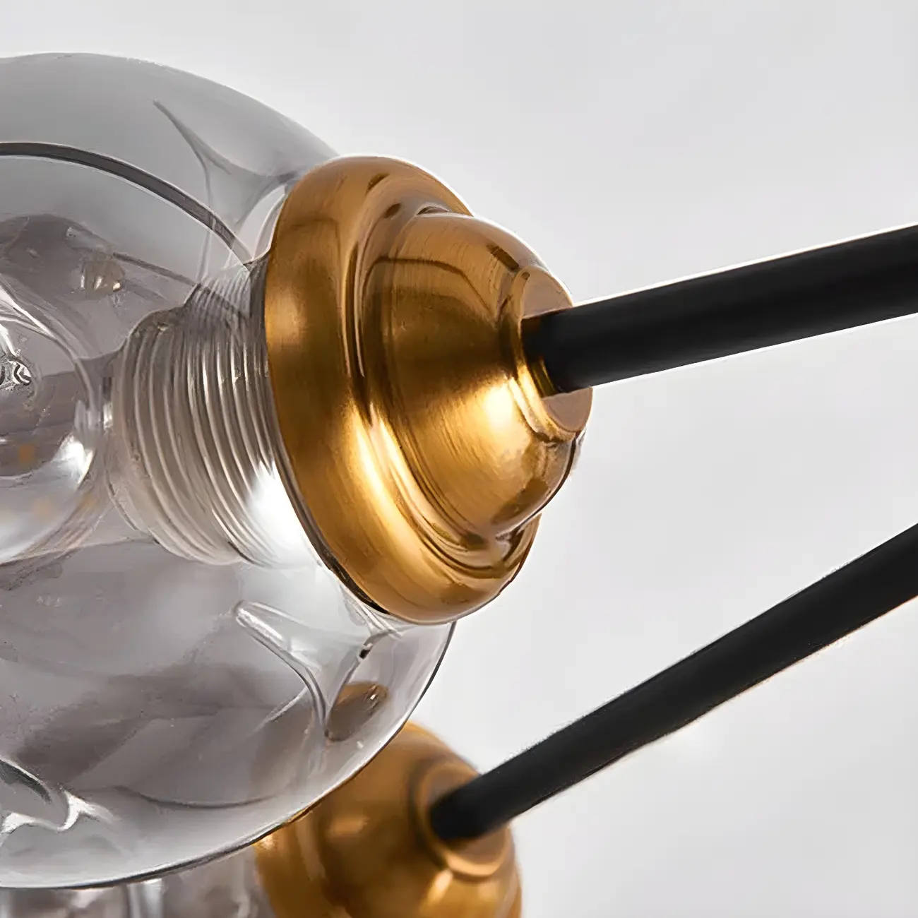 Modern LED Glass Crystal Sputnik Chandelier