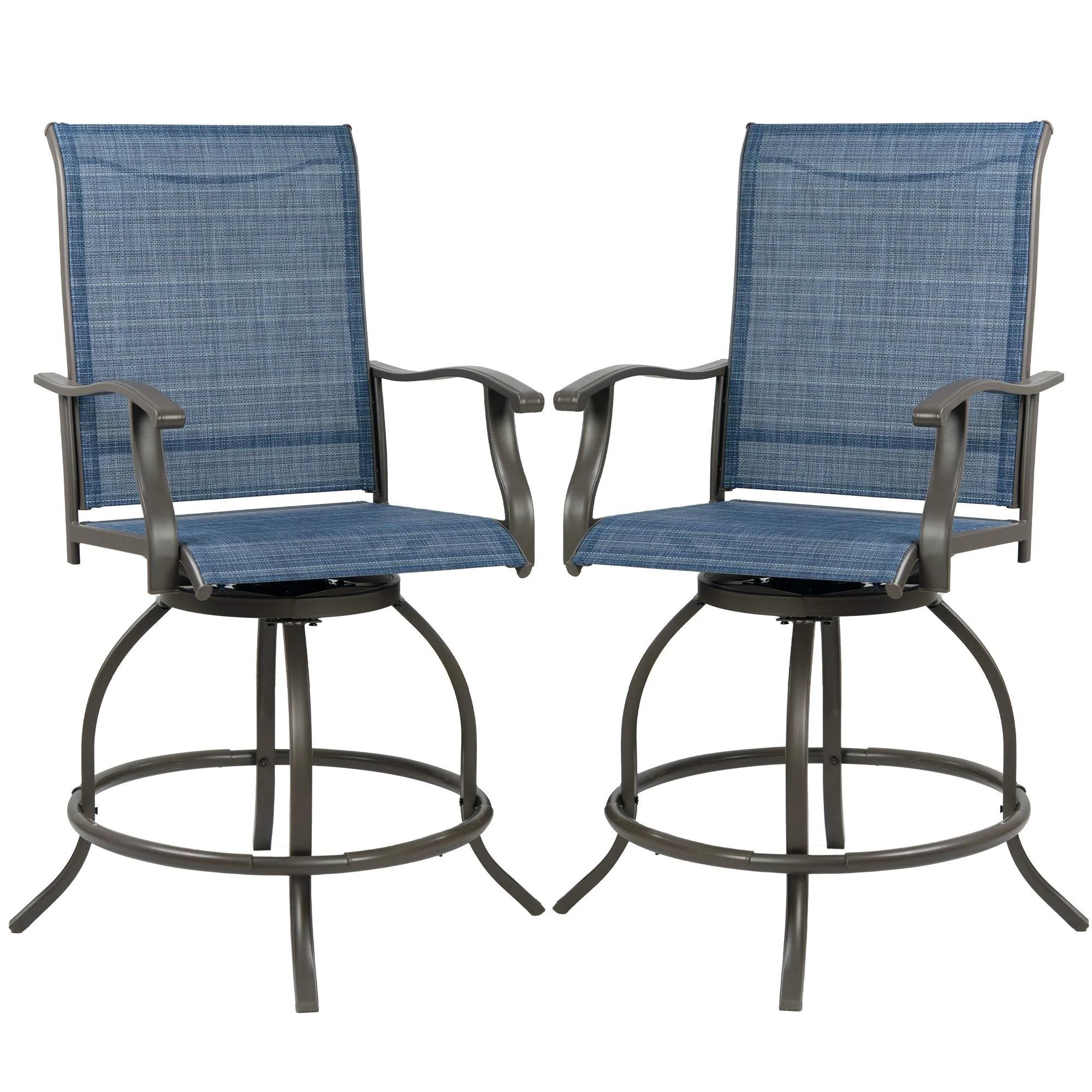 Kozyard Isabella High Swivel Bar Stools/Chair Set