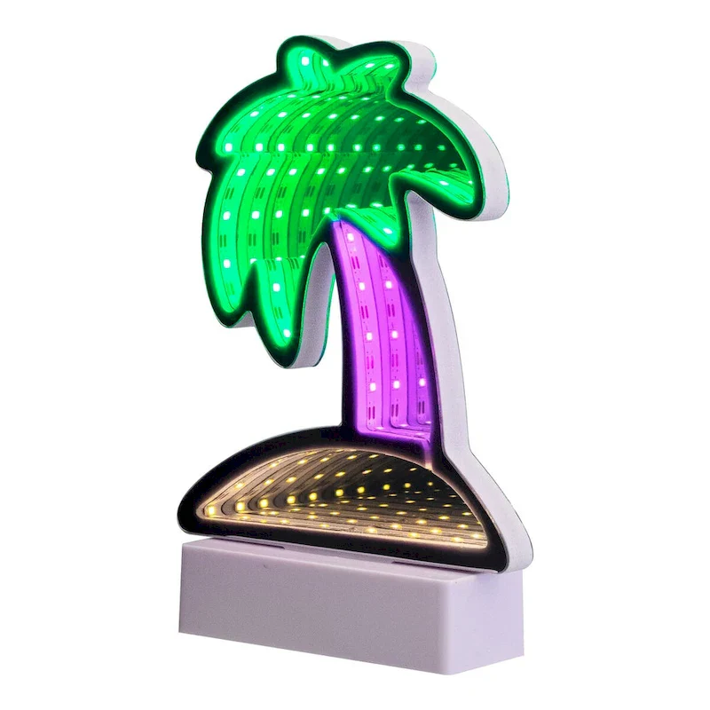 LED Lighted 3D Palm Tree Tunnel Light - 8