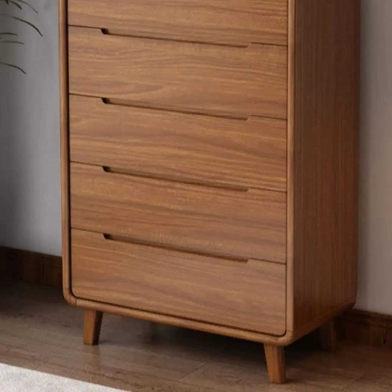 Elegant Large Brown White Wood Bedroom Chests with 9 Drawer