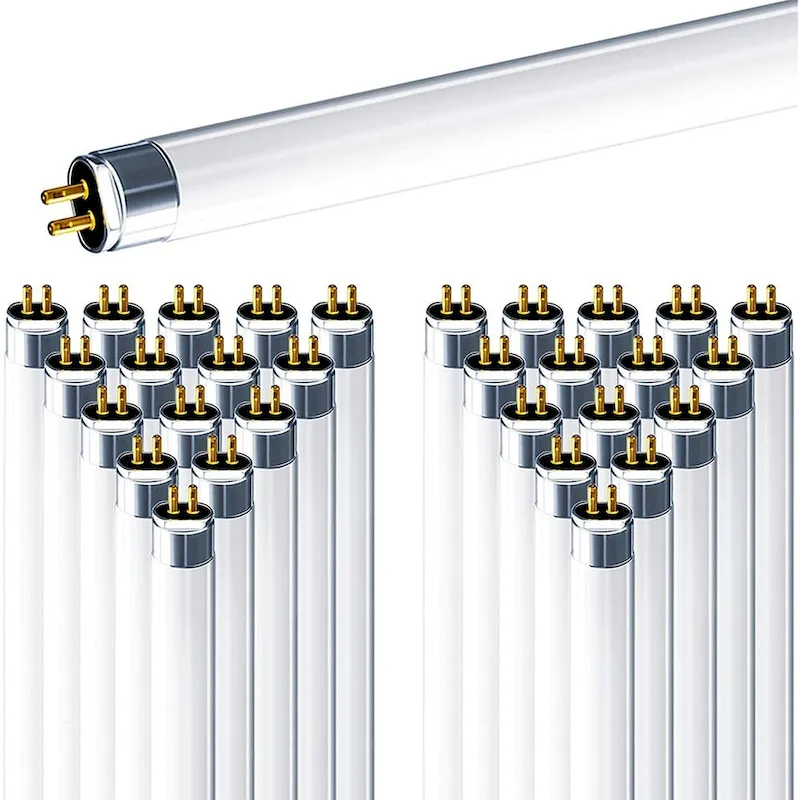 Luxrite (30 Pack) F54T5/841/HO 54W 46 Inch T5 Fluorescent Tube 4100K Cool White 4200 Lumens G5 Mini Bi-Pin Base