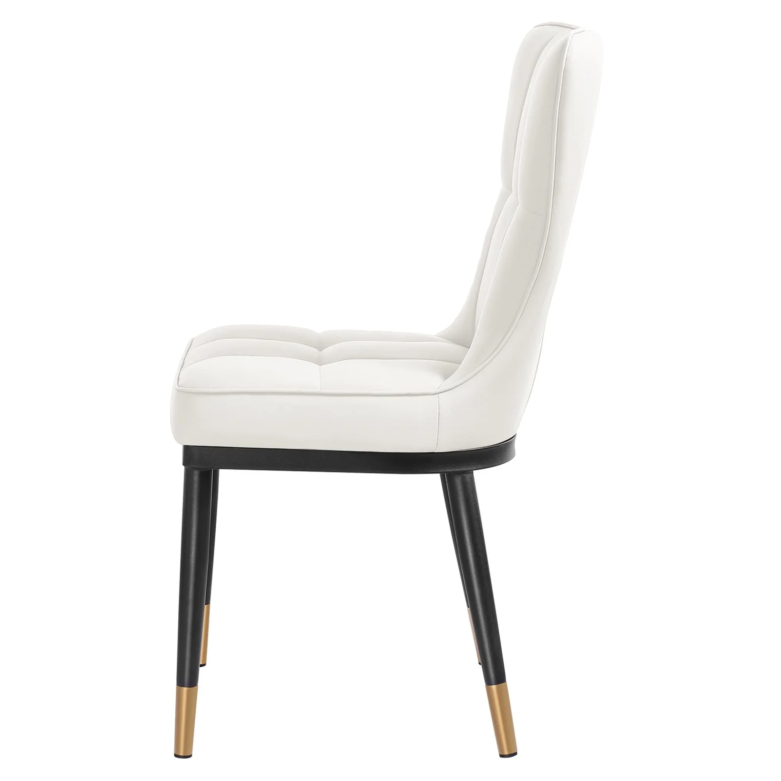 Faux Leather Upholstered Dining Chairs Set of 2/4