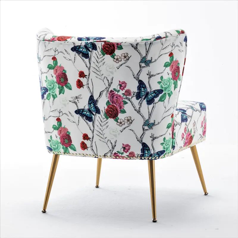 Friant 25W Microfiber Upholstered Slipper Chair