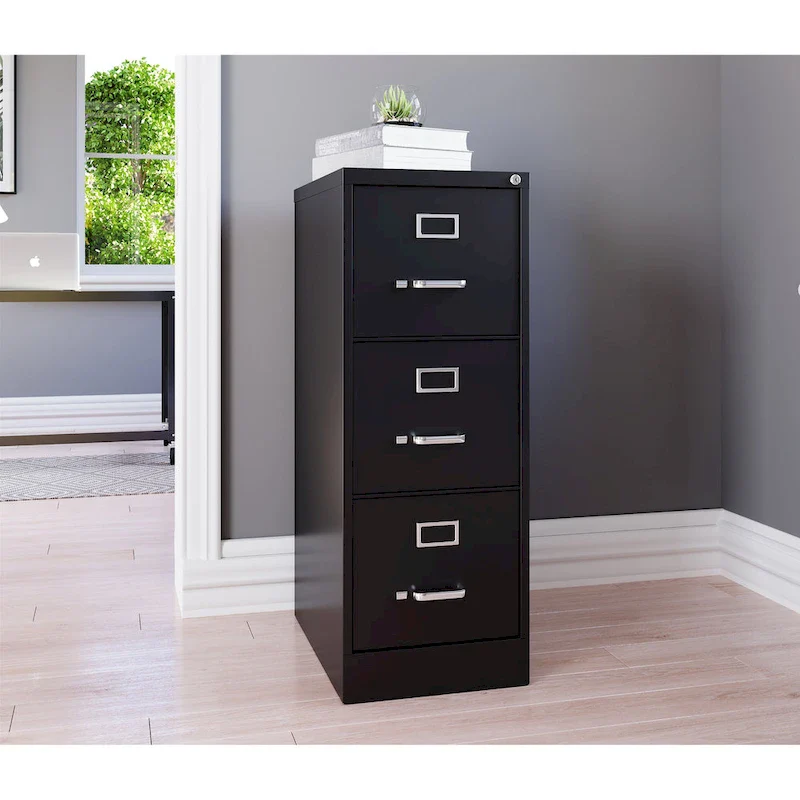 Hirsh 22-in Deep 3 Drawer, Letter Width, Vertical File Cabinet