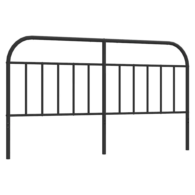 vidaXL 38.2 Inch Metal Headboard, Farmhouse Rustic Headboard Only